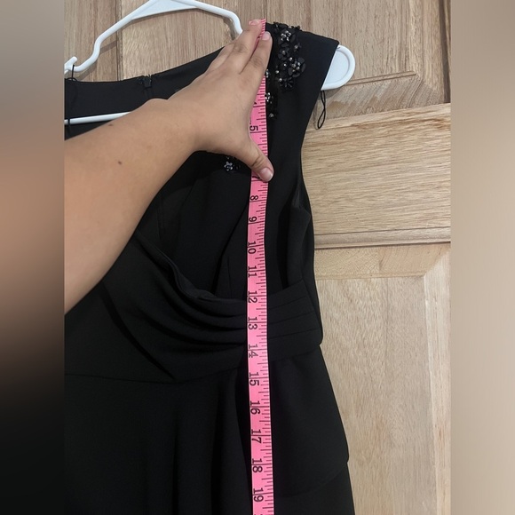 Adrianna Papell‎ womens  jumpsuit black size 2P - Picture 8 of 11